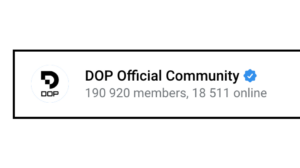 DOP’s official Telegram community
